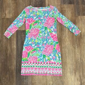 Lilly Pulitzer! NWOT! Super cute! Vibrant Floral Long Sleeve Dress